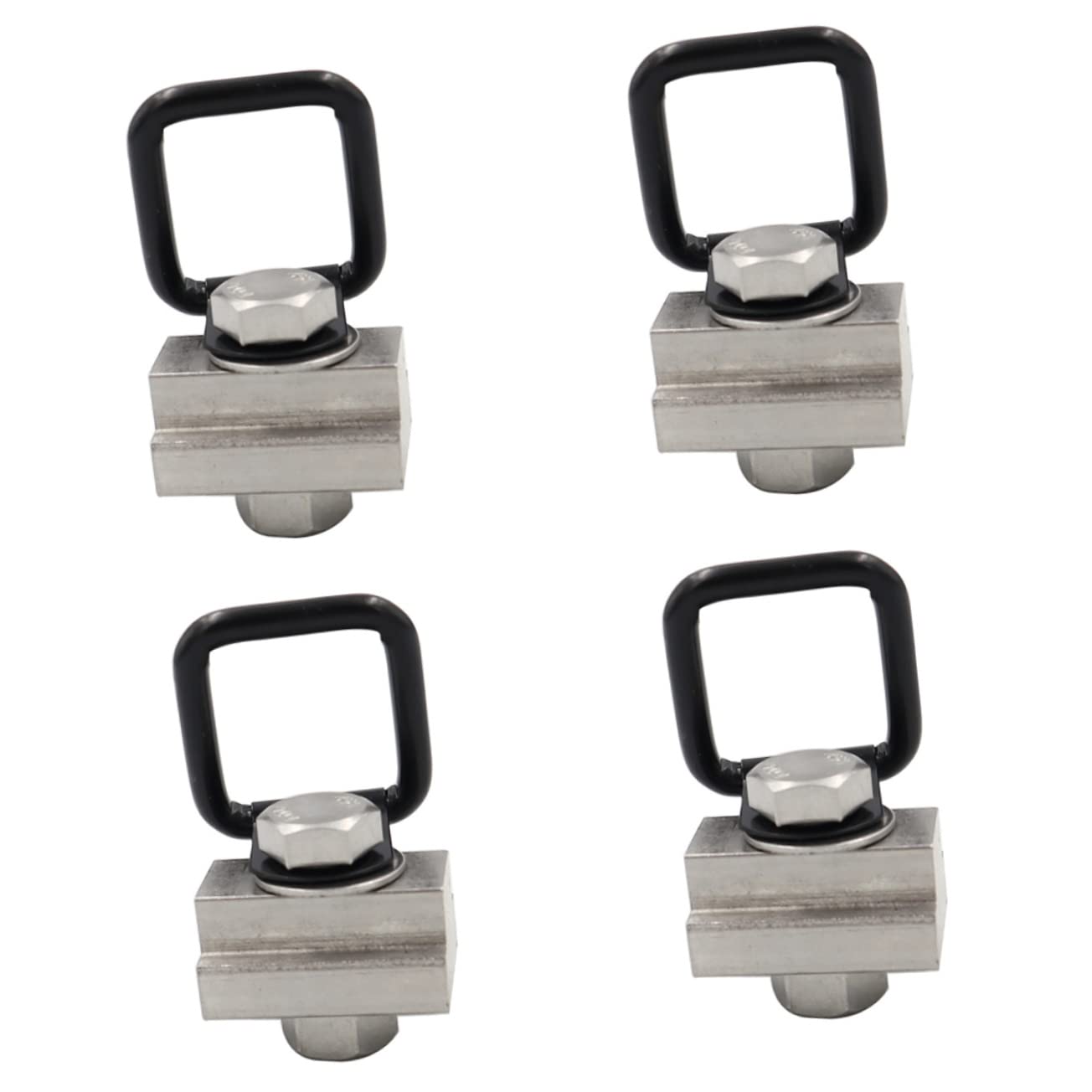 CHILDWEET 1set D-Ring Tie Down Anchor Kit Heavy Duty T-Slot Nuts and Screws for Trailers Trucks and Boats Easy Installation Construction