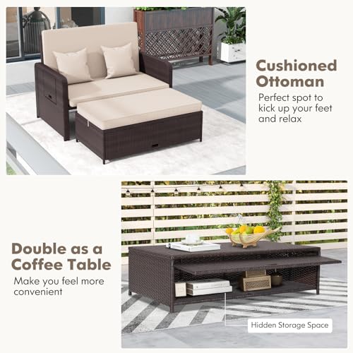Luxury Outdoor Daybed with Canopy