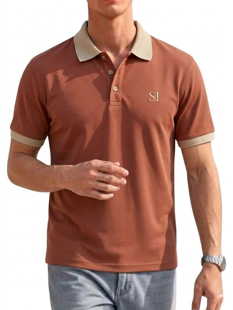smowkly Men’s T-Shirt | Stylish T Shirt with a Ribbed Collar | Soft Breathable Lightweight Polyester Blend | Stylish Regular Fit Casual TShirt for Men.-picture-53