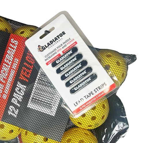 Gladiator Pickleball Lead Tape - 3 Gram Bars (10 pcs), Customizable Weight & Balance, Easy to Apply - Image 4