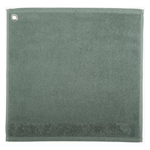 Essuie-mains Oeillet Curl vert de gris 50 x 50 cm Winkler…