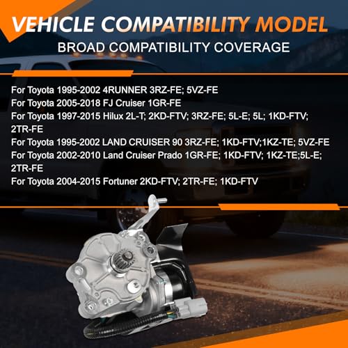 Image of Rear Differential Lock Actuator 41450-35030 41450-35031 Compatible with Toyota Hilux 4Runner FJ Cruiser After-Market Parts