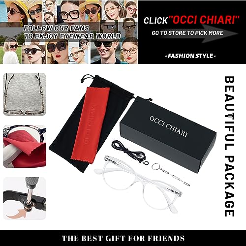 Image of OCCI CHIARI Stylish Reading Glasses Women's Readers Comfort Eyeglasses