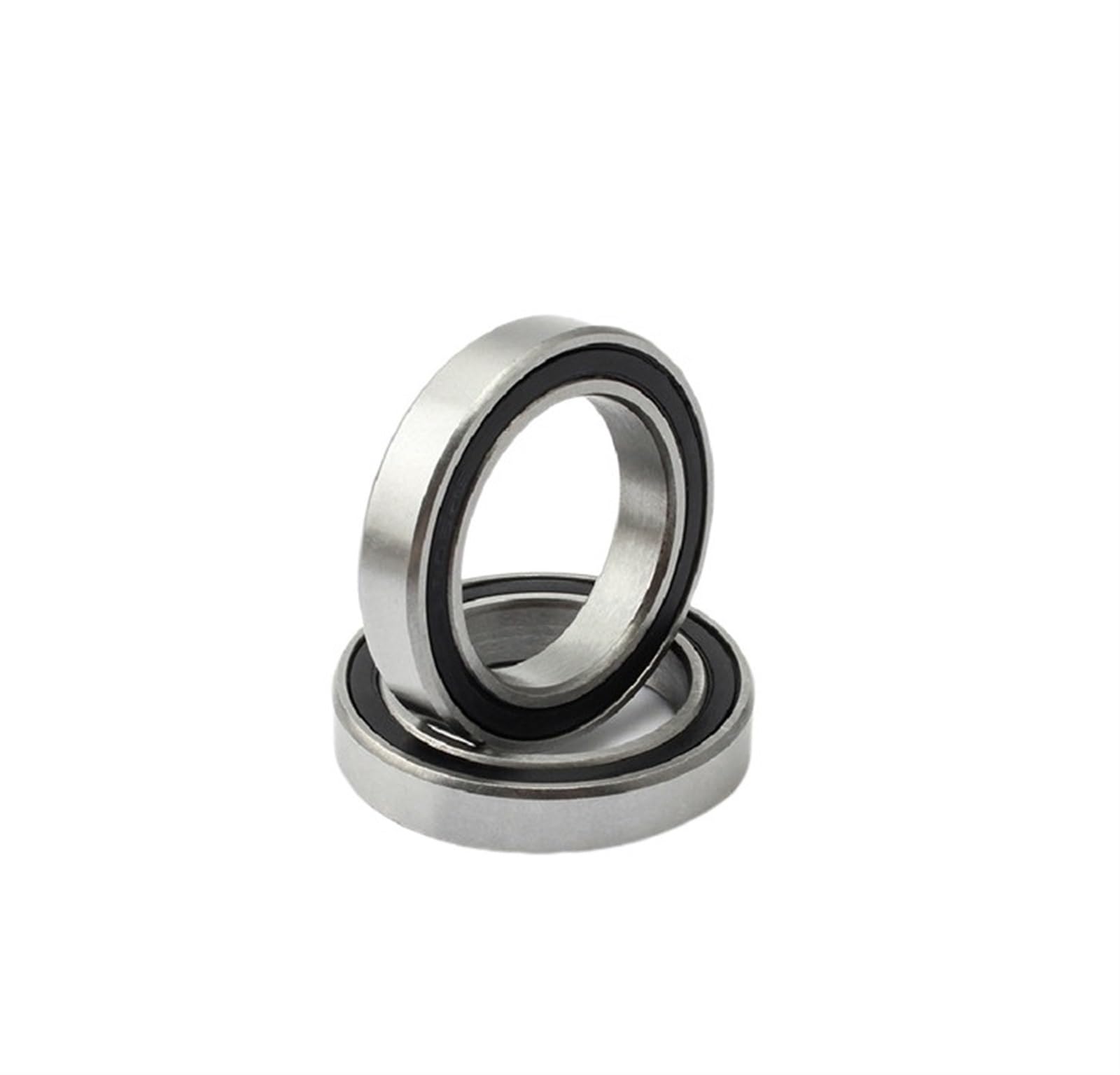VSPPJYFG Bimetal Seal Shield Micro deep Groove Bearing 2pcs S6903-2RS 17x30x7mm Stainless Steel Hybrid Ceramic Bearing