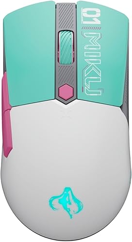 ASUS TUF Hatsune Miku Edition Mini Wireless Gaming Mouse – Right-Handed, 65g Lightweight, Tri-Mode Connectivity, 12K DPI, RGB Lighting, 100M Click Mechanical Switches