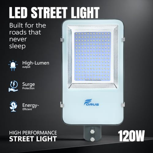 Image of Forus 120W Green Street Light Outdoor LED IP66 Waterproof Decorative Focus Lamp for Road Garden Events Security Terrace Landscape Pathway Building Festival Stage Party Celebration Lighting - 1 Pc