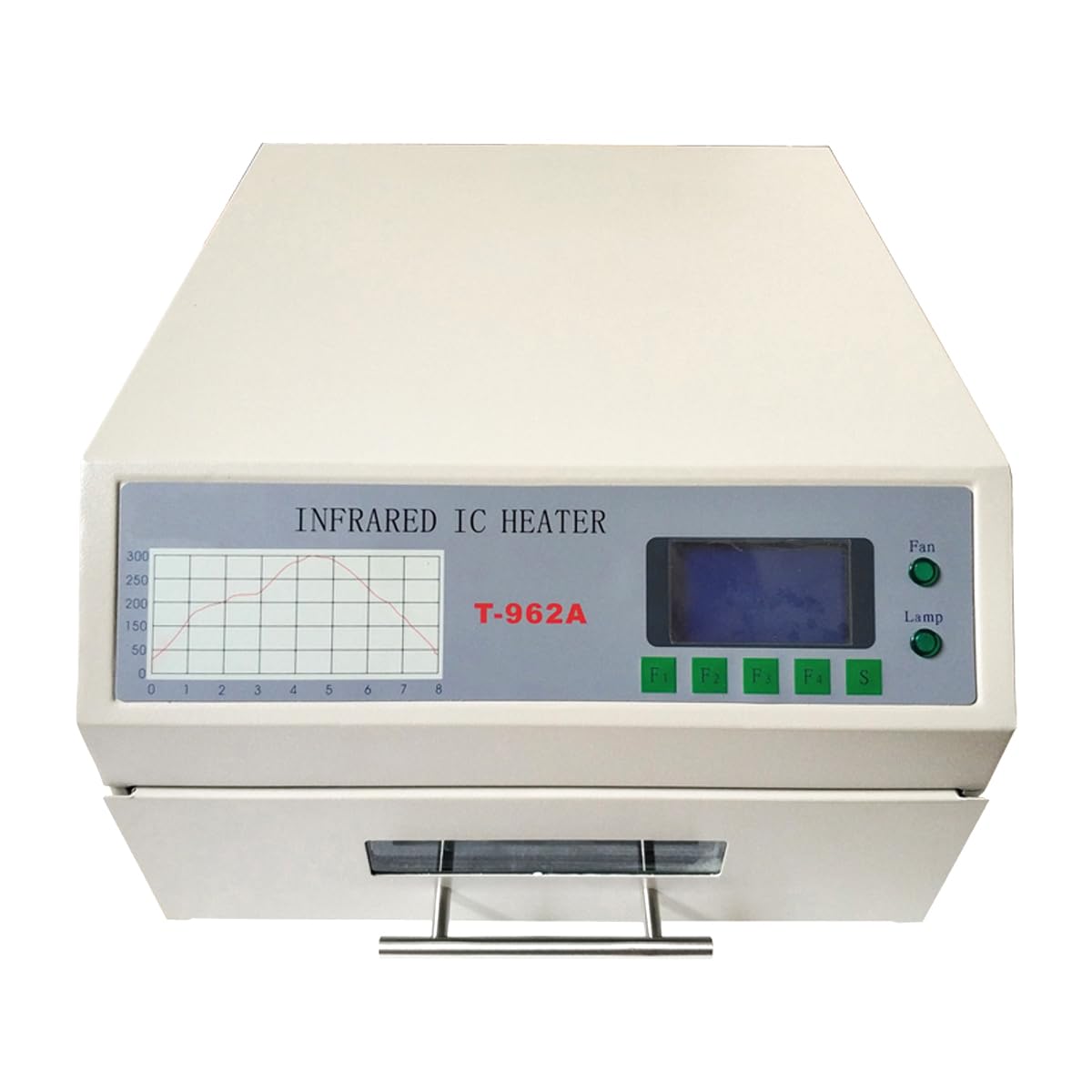 INTBUYING 110 V Reflow Oven T962A 1500 W Micro-computer Control Reflow Soldering Machine with 11.8x12.6 Inch Soldering Area Drawer Type Lead Infrared IC Heater Free Reflow Soldering Machine