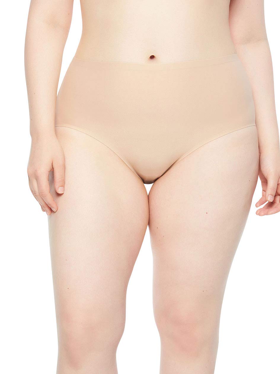 Chantelle Women's, SOFTSTRETCH, High Waist Brief (1XL-4XL), Women's invisible lingerie, Nude, One Size