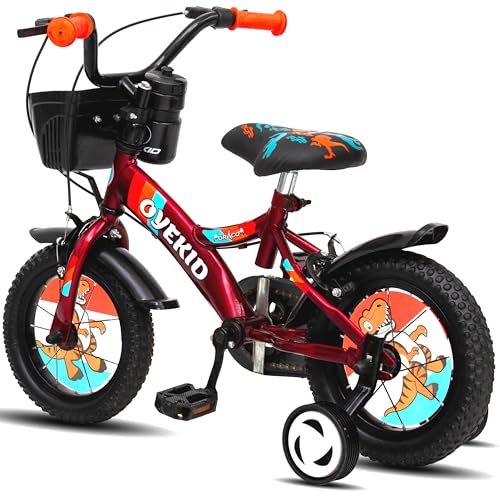 Image of Draco Cycle for Kids 3 to 5 Years (Burgundy, 12T)