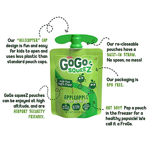 image for GoGo squeeZ Applesauce on the Go, Variety Pack (Apple/Banana/Strawberr