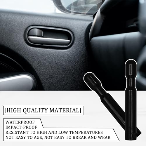 image for UZZH 2PCS Car Door Lock Knobs, Auto Interior Trim Door Lock Cover Lift