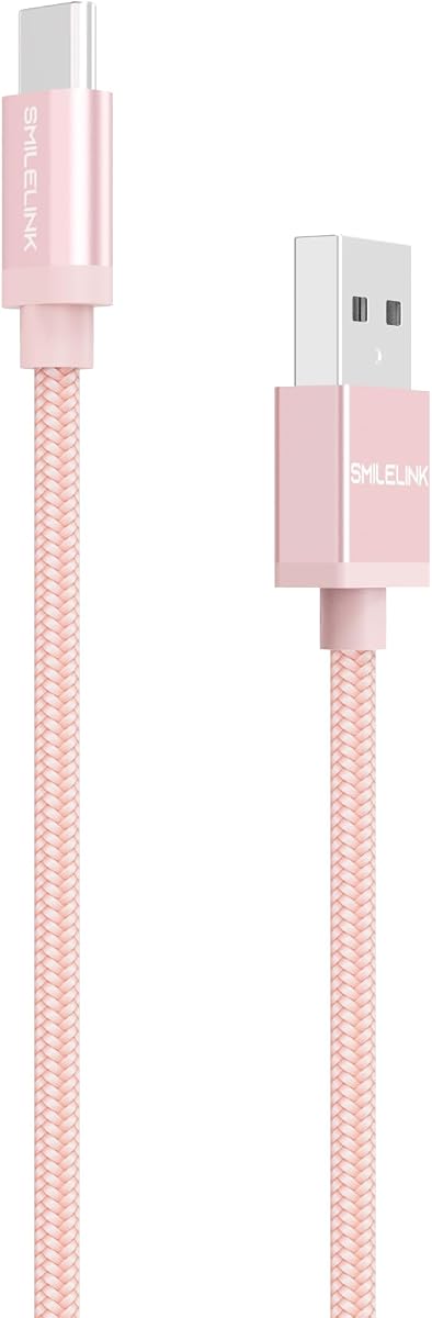 USB A to USB C Cable 3.9FT, Fast Charging USB-C Charger Cord, Braided Type C Cable Compatible with Samsung Galaxy, iPhone 16/15, Google Pixel, Oppo, Android Devices
