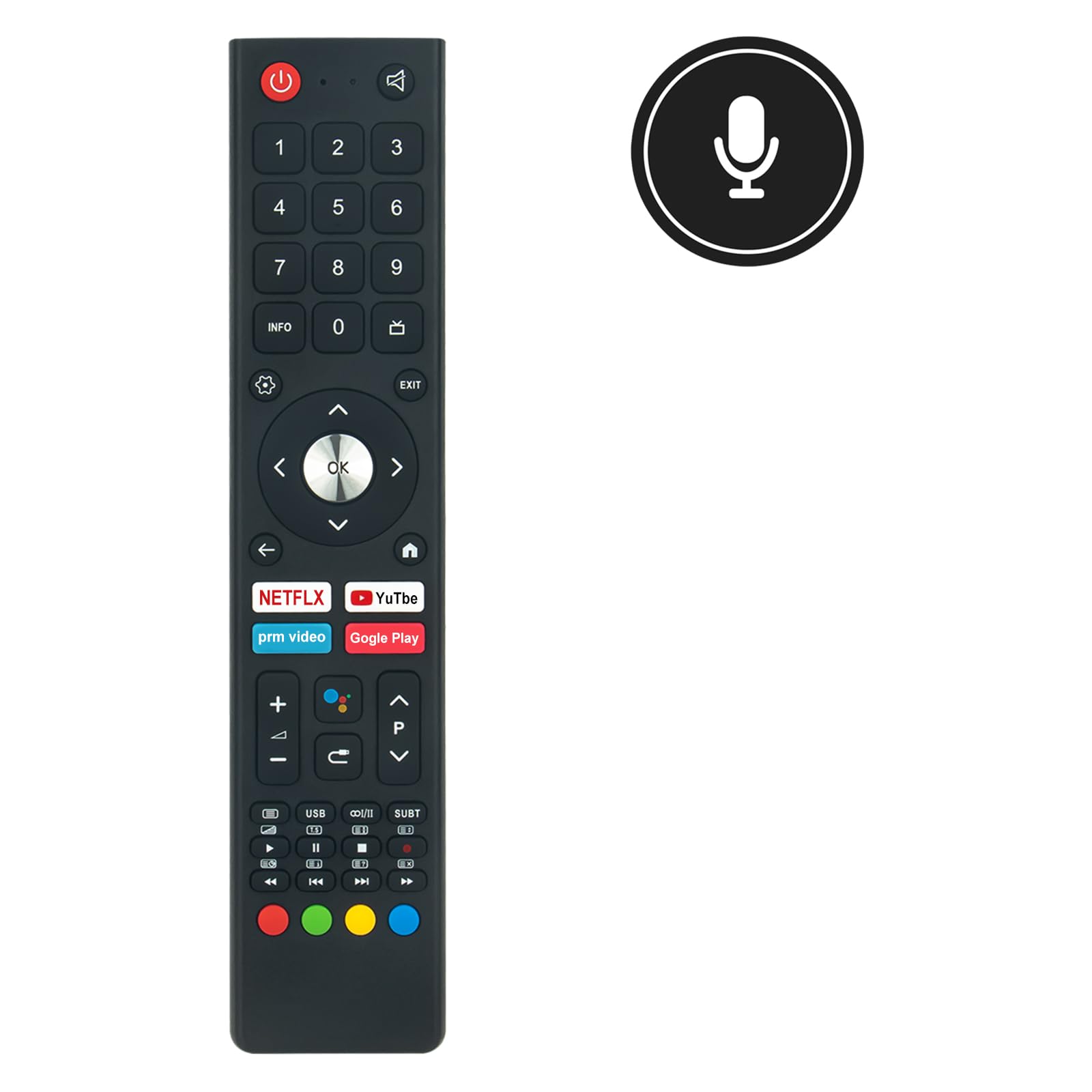 ALLIMITY Sostituzione del Telecomando per OK. QILIVE Q24-009 Q24009 ODL32760HN-TAB OLE24661HN-DIB ODL32760HNTAB OLE24661HNDIB