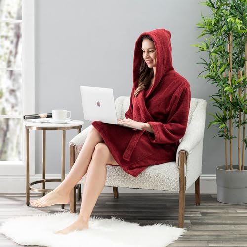Albornoz de algodón turco NINE WEST absorbente para evitar el frío 4