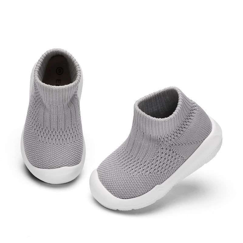 Image of Engtoy Baby Shoes & Socks - Non-Slip Breathable Slippers with Soft Rubber Sole - Baby Boys & Girls Slip On Sneakers