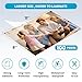 T&W SAME FILM 100 Pack Self Adhesive Laminating Sheets, 4mil, 8 x 11 Inch Laminator Sheets, Self Sealing Laminating Sheets for Laminator, Round Corner, No Heat, No Machine Needed