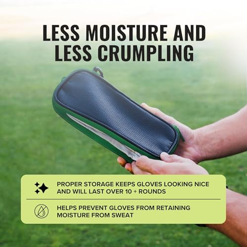Stripebird - Original Performance Golf Glove Holder Case (Fairway Green) - Protect and Keep Golf Gloves Dry - Moisture Free Storage - Golf Glove Organizer Case - image 4
