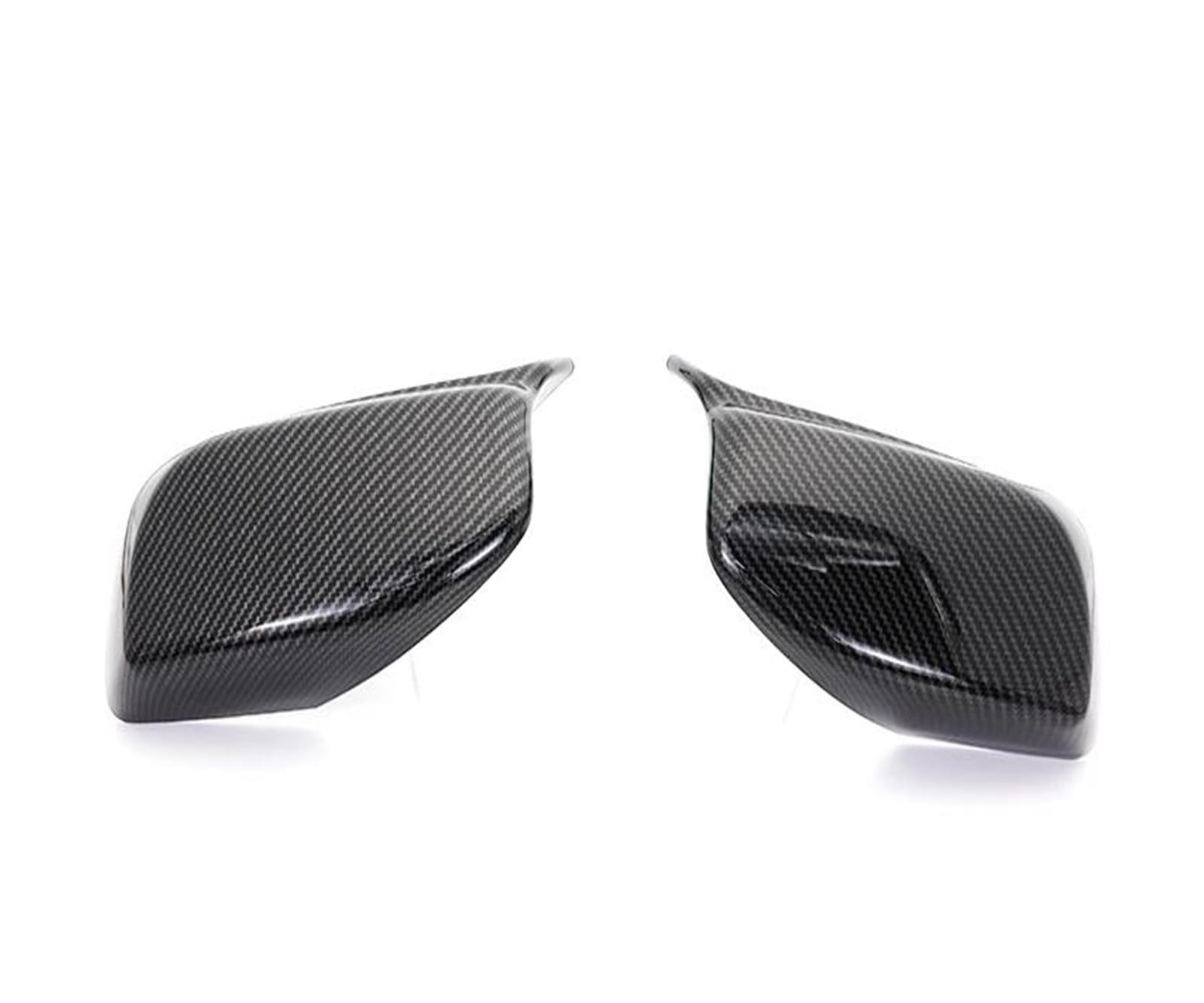 Deurspiegelkap Koolstofvezel Auto Zijspiegel Zijspiegel Covers Voor Bmw E60 E61 E63 E64 5 Serie Model 2004-2008 Auto Achteruitkijkspiegel Cap (Color : Black-Left