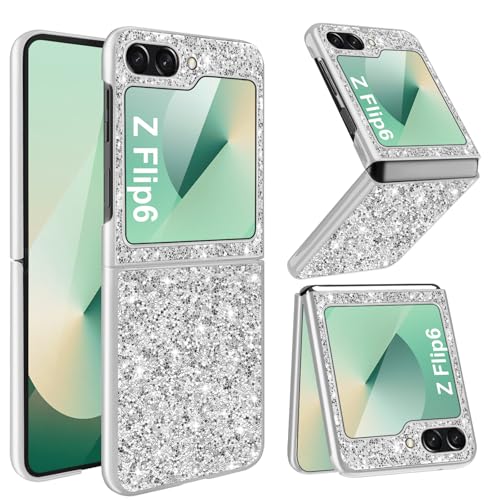 Coque Samsung Z Flip 6 5G silicone argent protection hybride 6,7"