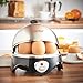 VonShef 7- Egg Electric Cooker Stainless Steel with Poacher & Steamer Attachment