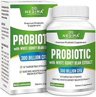 300 Billion CFU Probiotic Supplements 6 Target Strains, Daily Probiotics for Women & Men Shelf-Stable Probiotics for Digestive & Immune Health Leaky Gut Repair 60Capsules