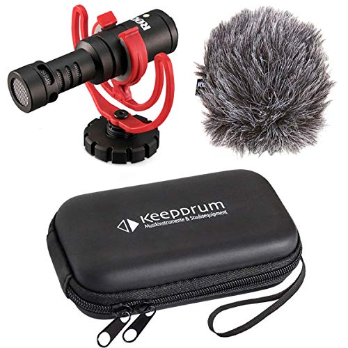 Rode Videomicro kompaktowy mikrofon kierunkowy do aparatu + etui Keepdrum Soft-Case