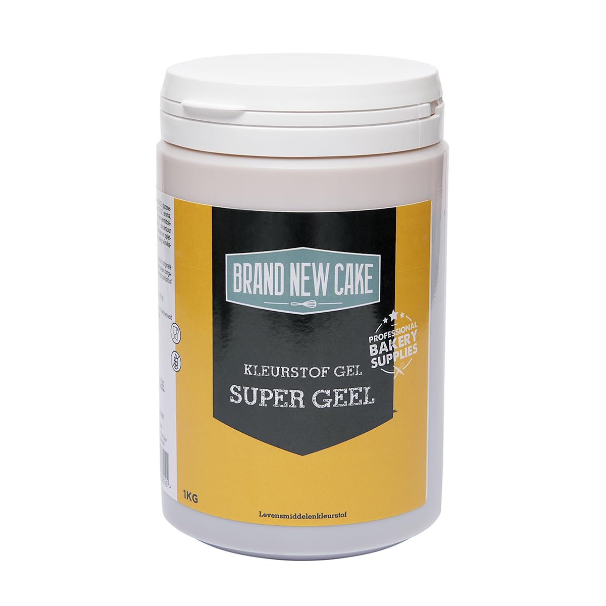 BrandNewCake® Colorante en Gel Super Amarillo 1kg - Colorante Alimentario Comestible para Repostería y Pastelería