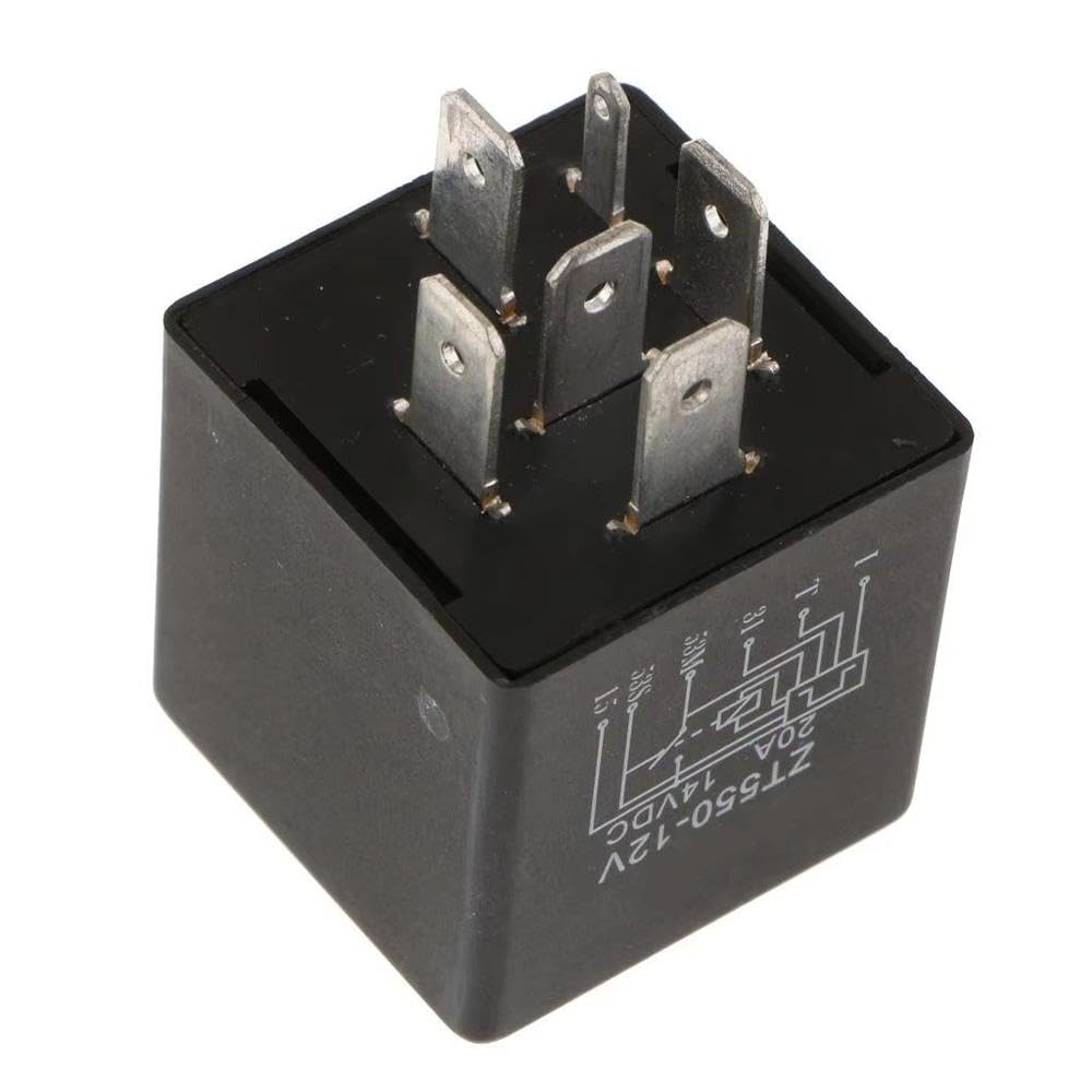 Relé De Limpiaparabrisas ZT603-DC12V 20A 6 Pines Piezas Coche