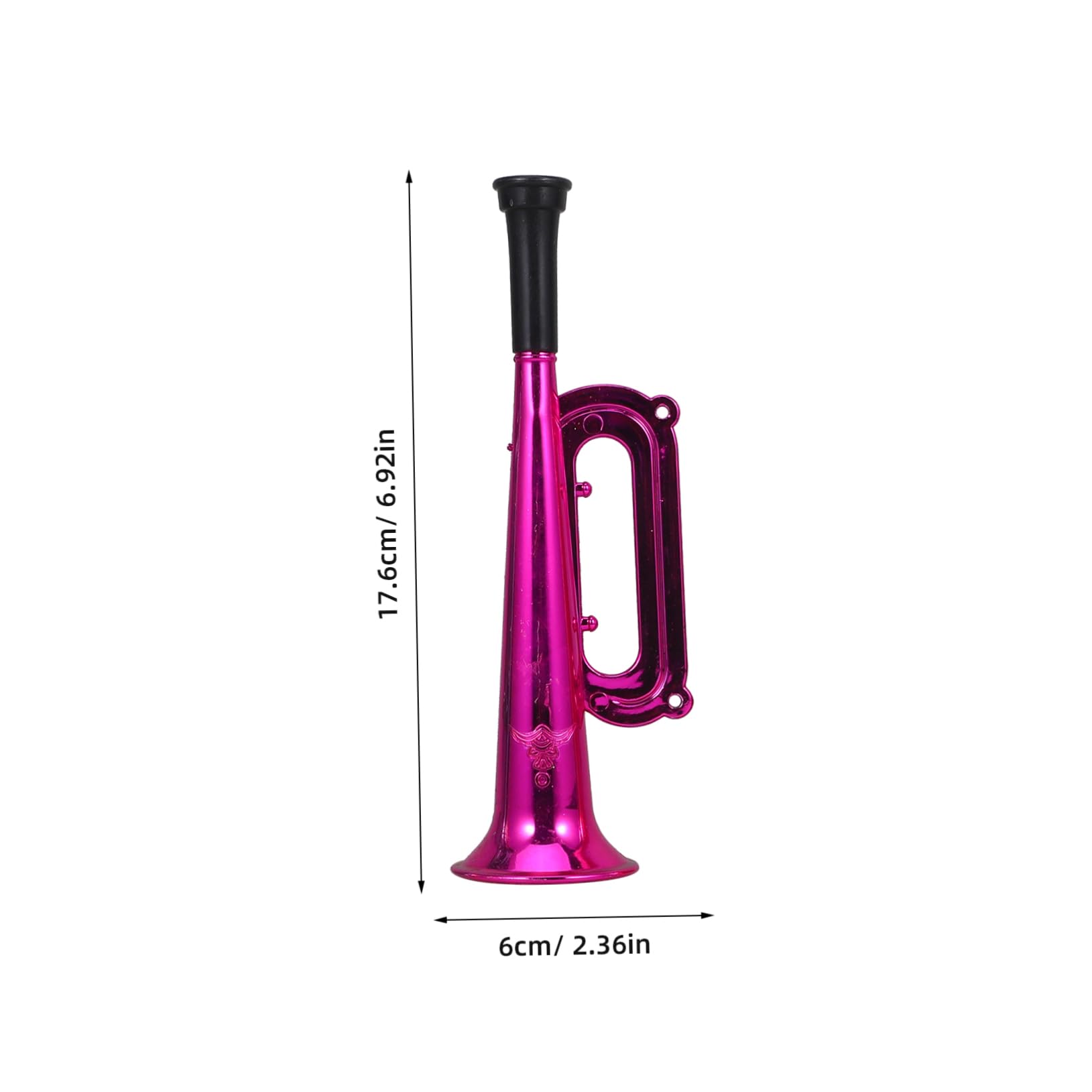 KESYOO 12Pcs Plastic Horn Noisemaker Cheerleading Trumpet Horns for Sporting Events Parties and Gatherings and Lightweight Cheer Accessories