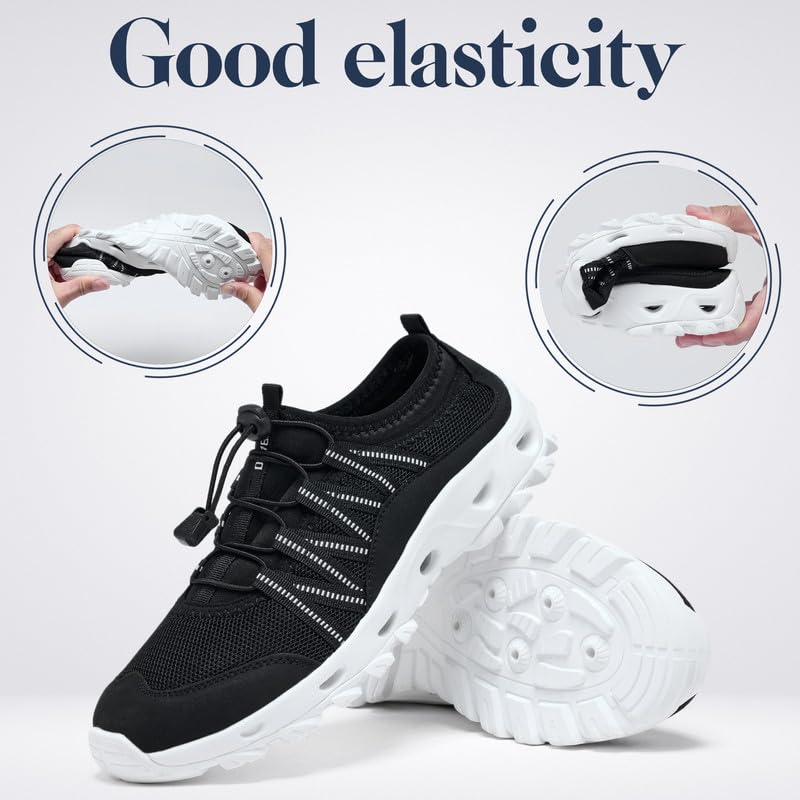 Image of SOBASO Water Shoes Quick Dry Lightweight Swim Shoes for Men Ideal Hiking Water Shoes Fishing Shoes River Shoes Beach Shoes Men Durable Comfortable Design