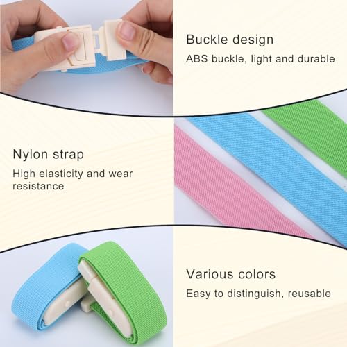 5 stück Stauschlauch, Hochflexibel Tourniquet, Elastisches Stauschlauch Blutabnahme, Venenstauer für Outdoor-Sportarten, Medizinische Notfälle, Blutentnahmen und Wundversorgungen Verwendet