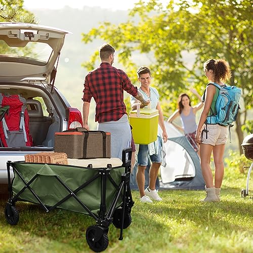 Carrello pieghevole portatile grande e robusto da