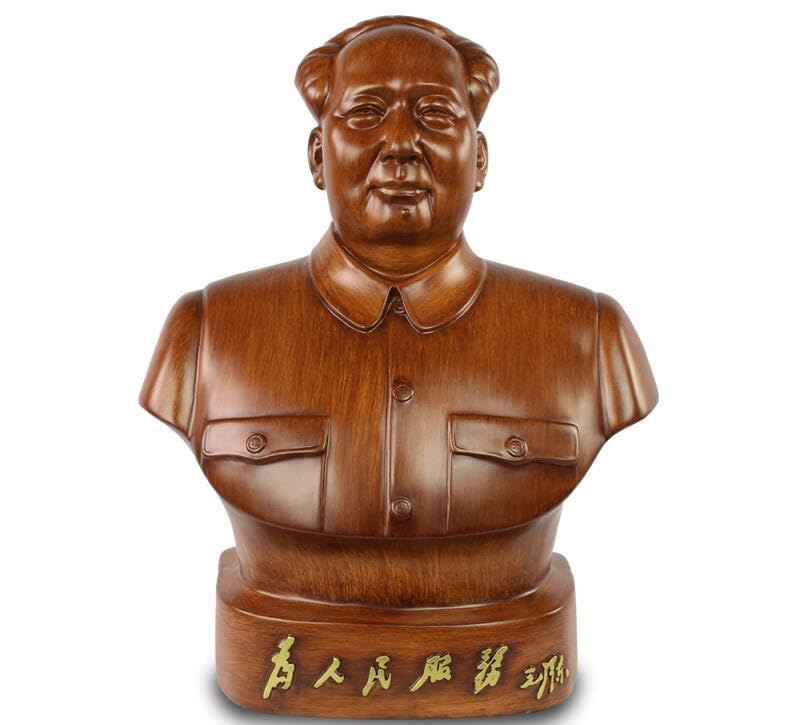 Amazon.co.jp: MOMOAO 人物像 中国の指導者 毛沢東 3D 彫刻 装飾