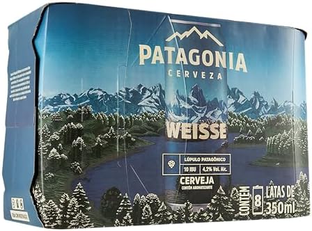 Pack de Patagonia Weissen Nacional Sleek 350ML, 8 Unidades