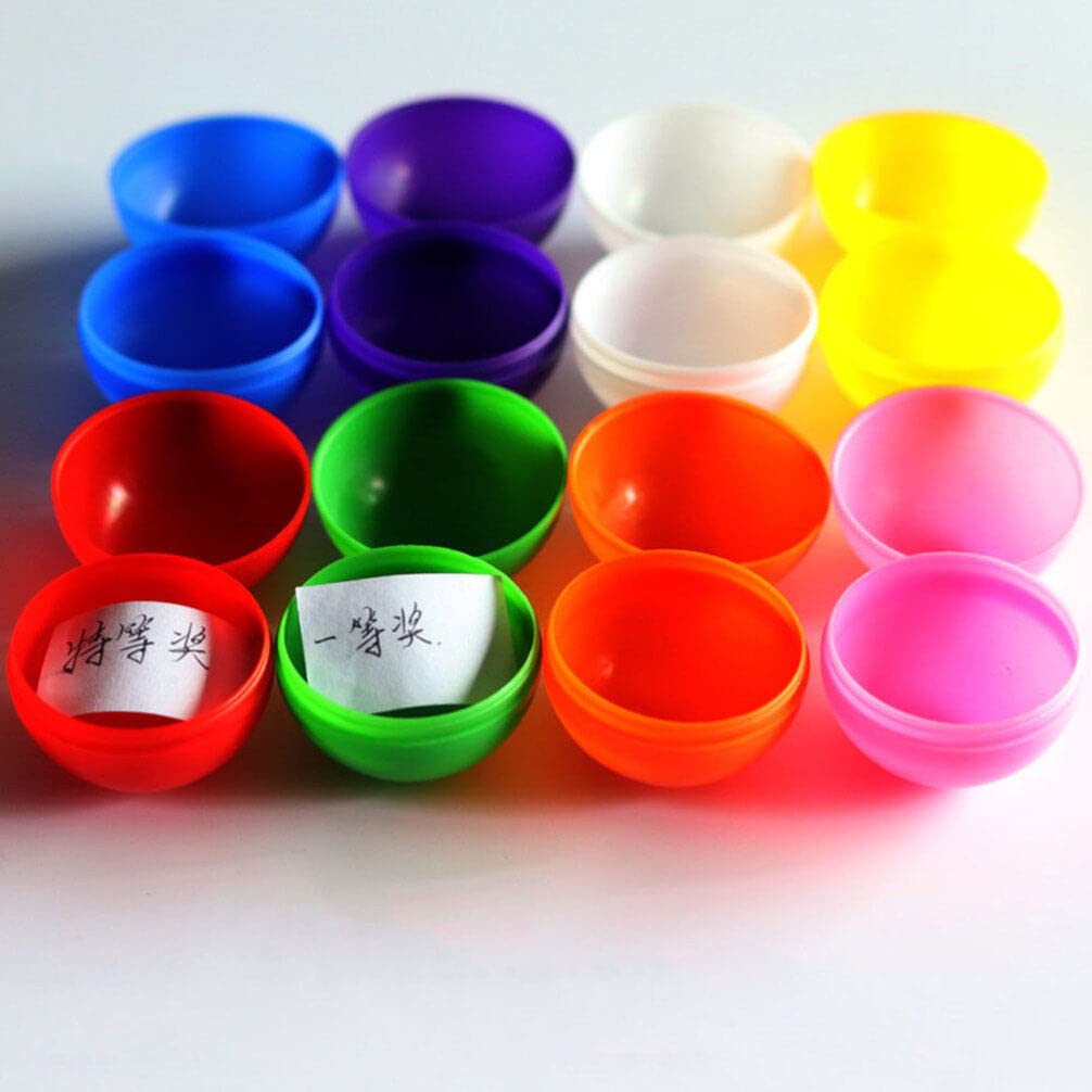 50 Bolas De Lotería De 4 Cm, Abribles, De Plástico PVC Sin Costura, Color Morado, Ideales Para Sorteos En Fiestas Y Carnavales