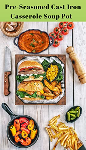 Aokdeer Pre-Seasoned Artichoke Roaster, Cast Iron Artichoke Hearts Roaster For Kitchen, Dining Room, Outdoor Bbq Grill Garlic Alcachofa Tools, Jarred Artichoke Hearts Garlic Baker Grilled Artichoke #TOP7