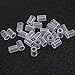 MUNEFE Alcohol Tester Mouthpieces, Alcohol Tester Nozzle, 50Pcs AT6000 Portable Handheld Blowing Nozzle Mouthpieces for Keychain Digital Alcohol Tester