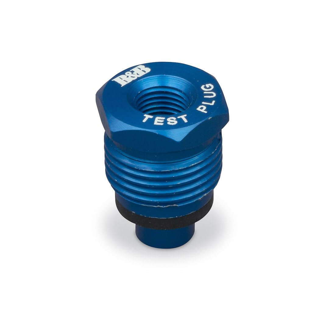 B&B Molders 94192 Tapón de Prueba de válvula de retención, Azul, estándar