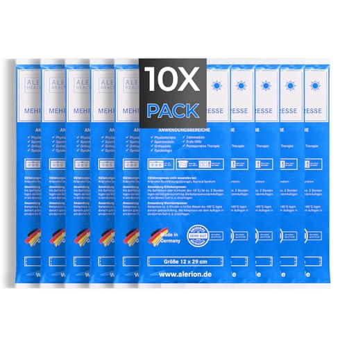 10 Stück 12 cm x 29 cm Kalt-Warm-kompresse Mehrfach Kompresse Wiederverwendbar Coolpack Mikrowellen geeignet verschiedene Größen
