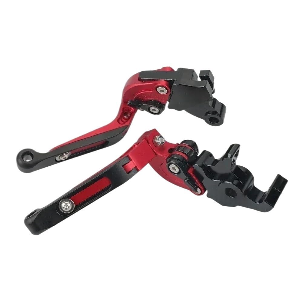 Pliqvbn Extendable Red Clutch Brake Shafts Motorycle Folding Extendable Brake Clutch Lever For For 450Sr 450Srs 450Ss 450Nk 450Clc 450 Sr/Srs/Nk