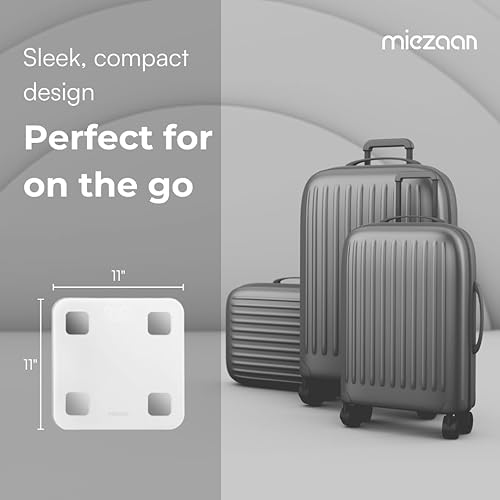 Miniatura 7 de BodyView - Báscula inteligente de 4 electrodos para peso corporal, báscula digital, 24 métricas, escala con IMC, grasa corporal, mediciones de masa