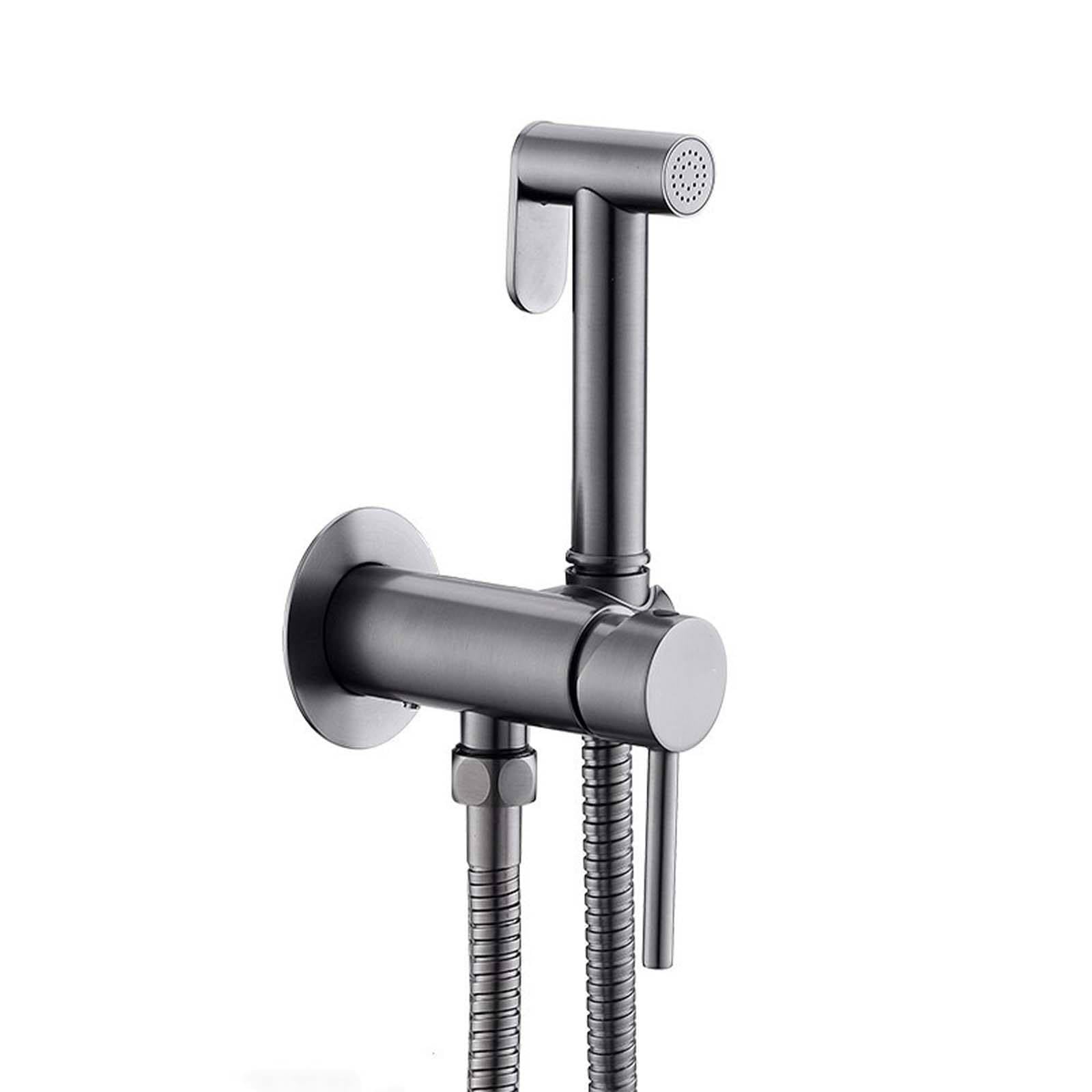 Grifo bidet para WC de latón con agua fría y caliente regulable