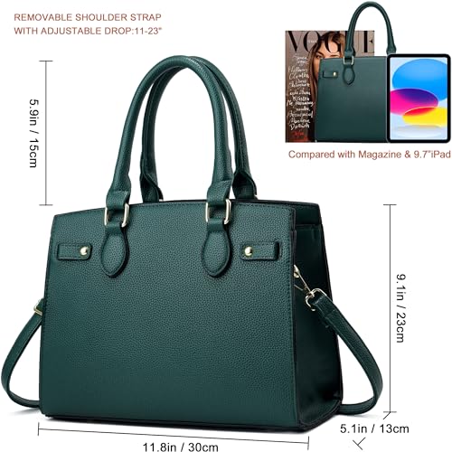 Image of DMICXEL Tote Bag Crossbody Purses for Women Shoulder Handbag PU Leather Top Handle Satchel Bags