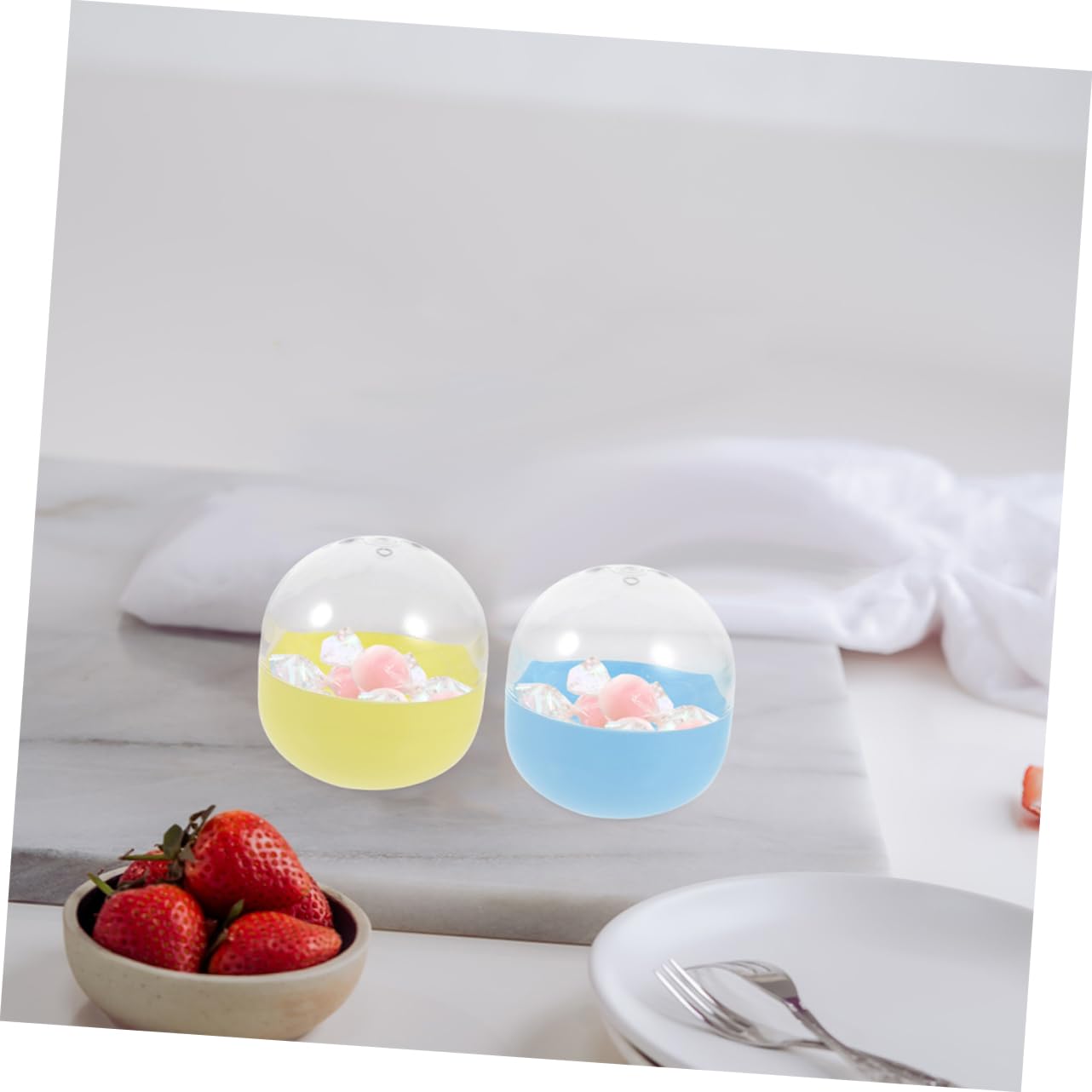 Alipis Lot de 25 Capsules Transparentes Rondes en PS pour Machine à Friandises, Faciles à Ouvrir et Refermables, pour Fêtes et Distributeurs Automatiques