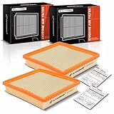 A-Premium 2-PC Engine Air Filter Compatible with Jeep JL Series Wrangler 2021 2022 2023 2024, 6.4L,