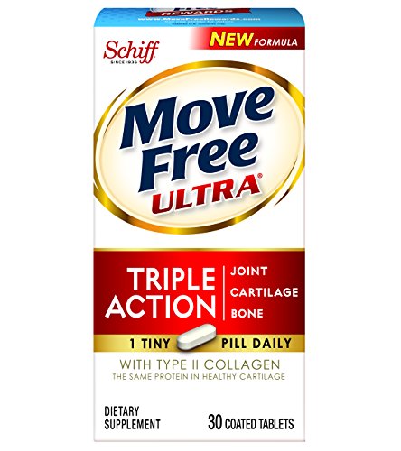 Move Free Ultra Triple Action, 30 tablets - Joint Health Supplement with Type II Collagen, Boron and