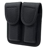 LytHarvest Double Magazine Pouch with Hidden Snap Compatible with Double and Single Stack Magazines