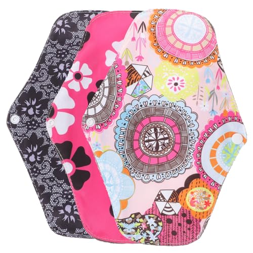 FRCOLOR 洗える生理用ナプキン 女性用 繰り返し使用可能 ポケット付き 携帯便利 通気性良好 日常使い 旅行 アウトドア サニタリーパッド