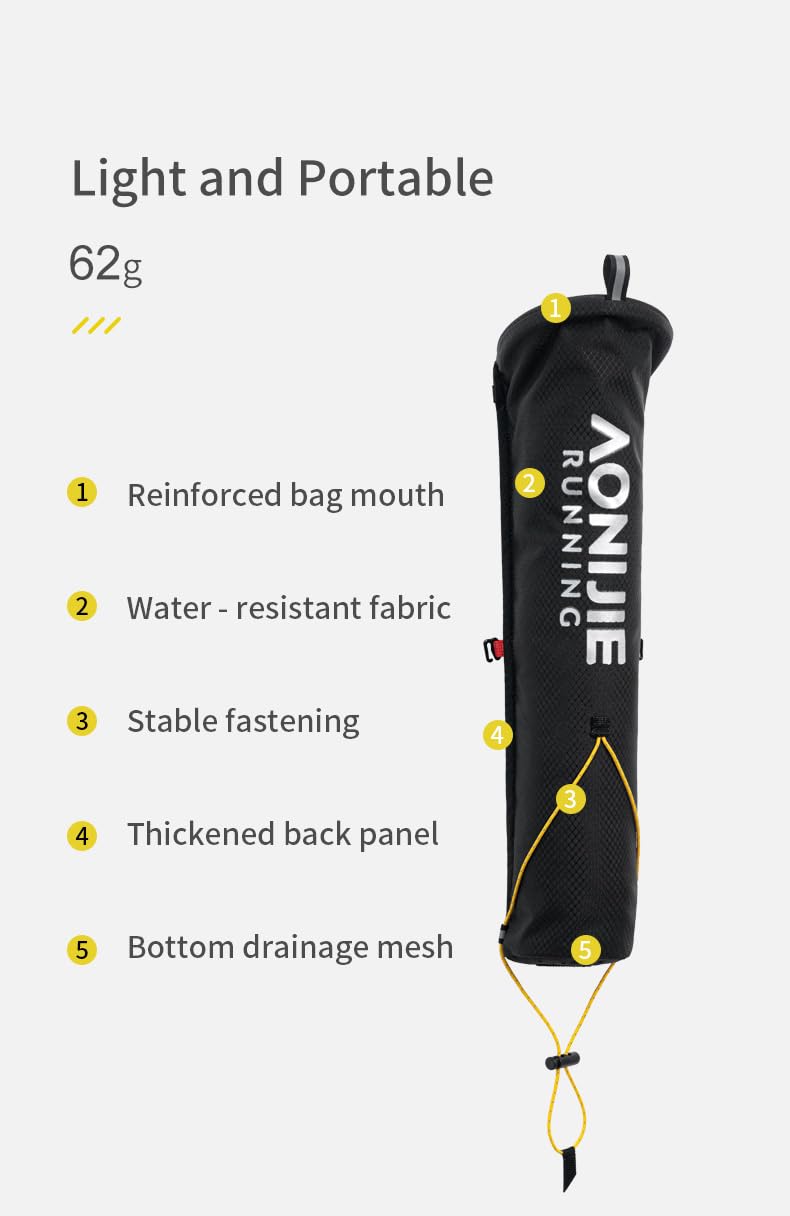 AONIJIE Set of 2 Folding Z Walking Poles, Ultra Compact, Trekking Poles for Trekking, Hiking, Travel (Gold, 110cm-2pcs