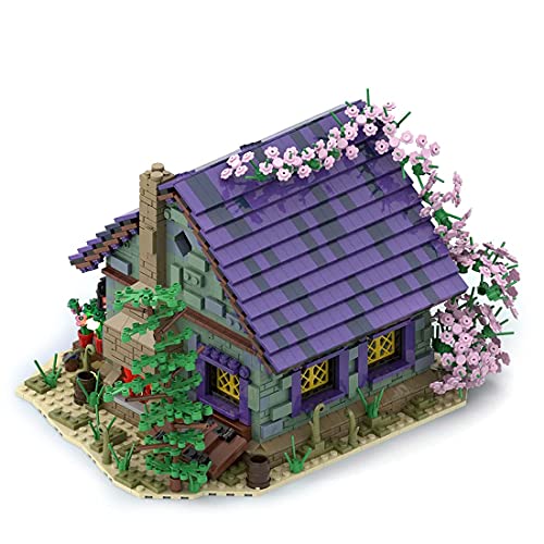 TYPIS Bausteine Haus, Bausteine Architektur Modell, Modulares Haus Bausteine Modell, MOC-57928 Gartenhaus Modellbausatz… – Bild 5